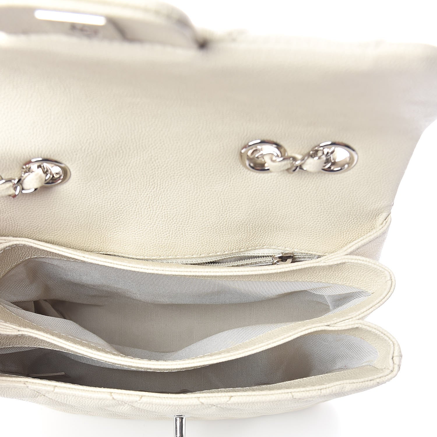 Chanel Caviar Quilted Medium Urban Companion Flap White 5 of 9