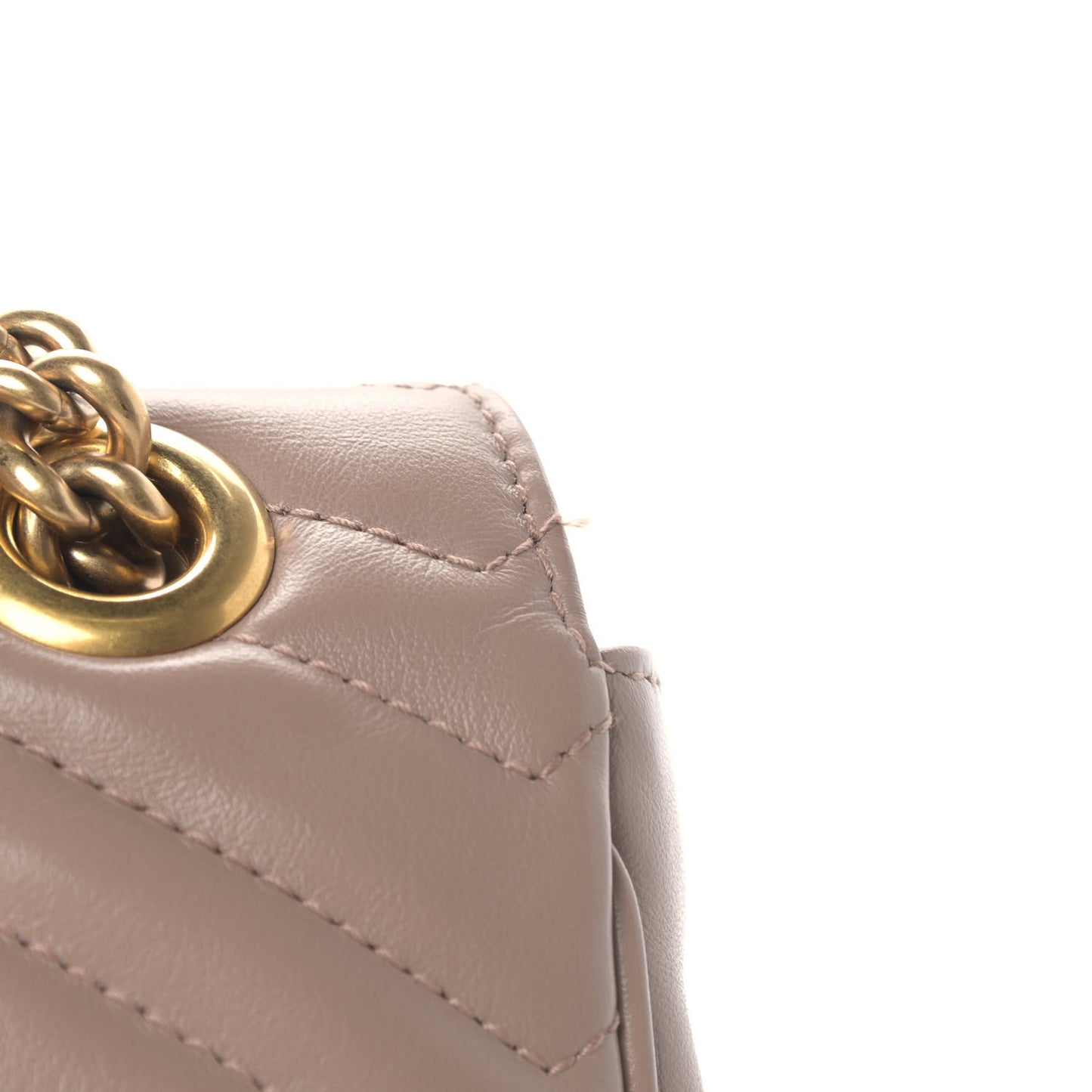 Calfskin Matelasse Small GG Marmont Shoulder Bag Porcelain Rose