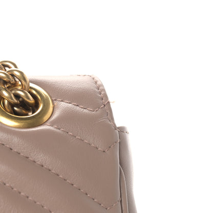 Gucci Calfskin Matelasse Small GG Marmont Shoulder Bag Porcelain Rose 5 of 6