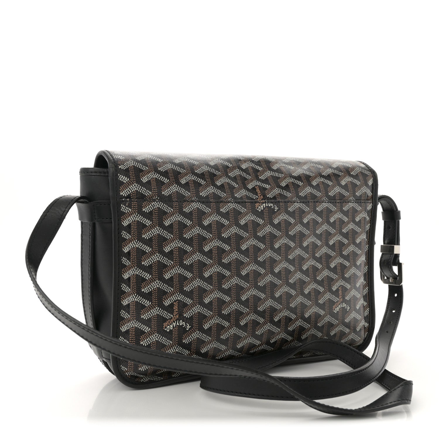 Goyard Goyardine Belvedere MM Messenger Bag Black 3 of 16