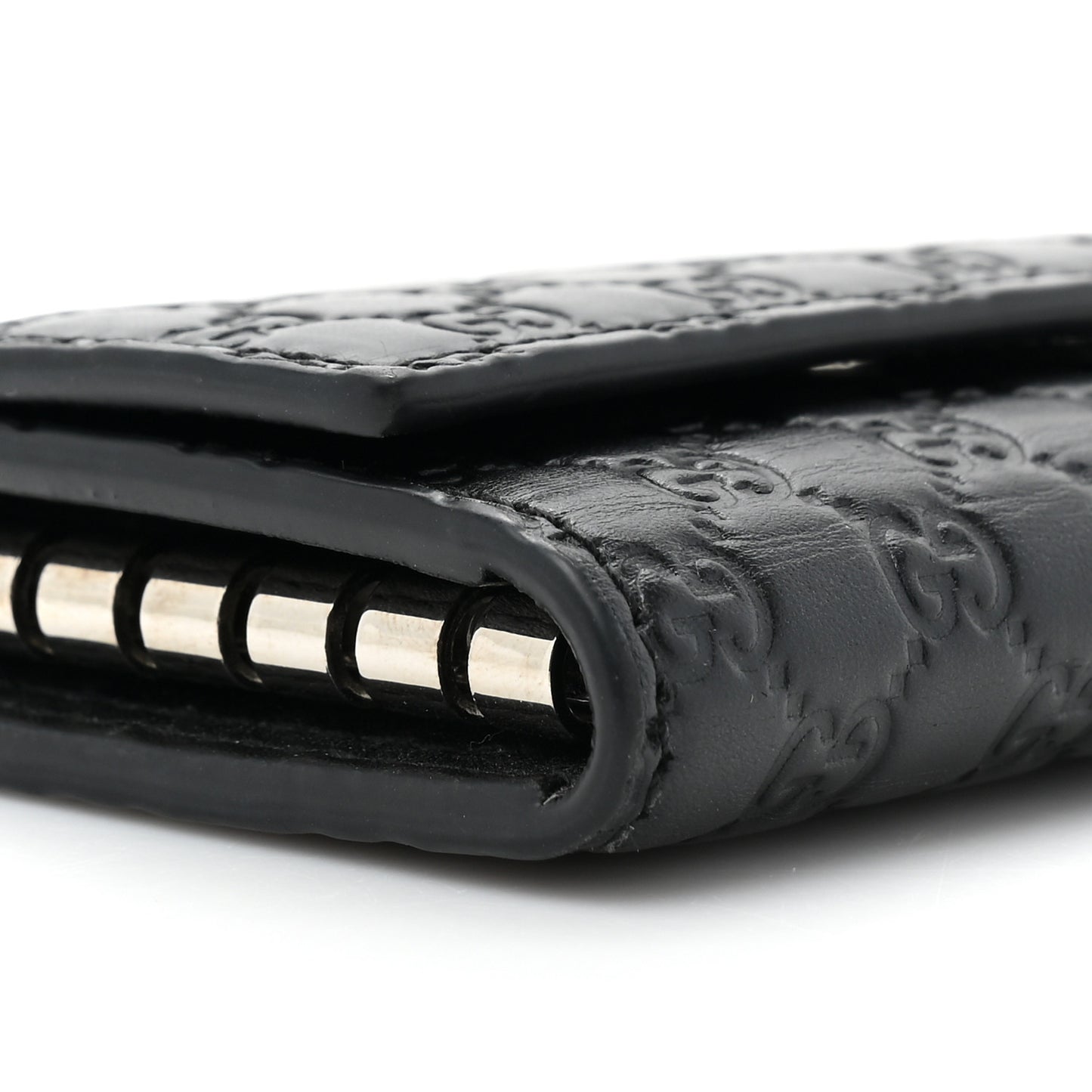 Microguccissima 6 Key Holder Case Black