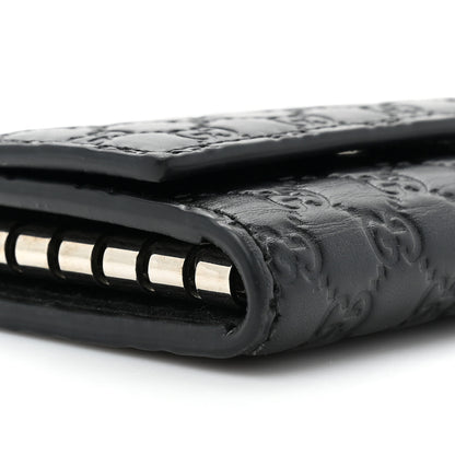Gucci Microguccissima 6 Key Holder Case Black 9 of 10
