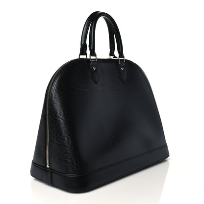Louis Vuitton Epi Alma GM Black 2 of 9
