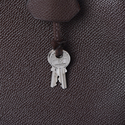 Hermes Epsom Kelly Retourne 32 Chocolate Orange 32 of 46