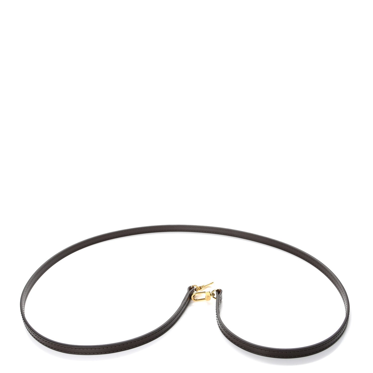 Louis Vuitton Calfskin 12mm Shoulder Strap Brown 3 of 4
