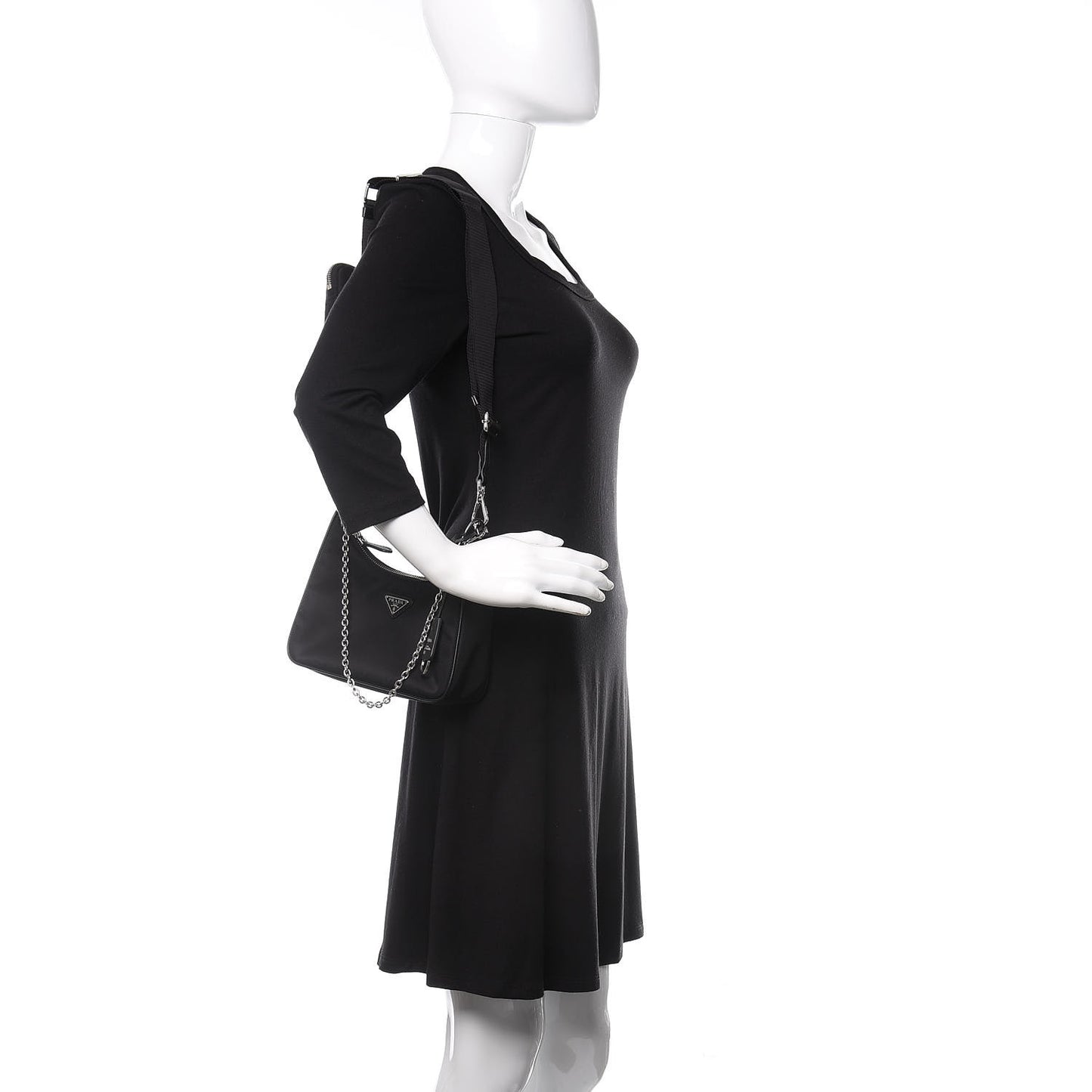 Nylon Re-Edition 2005 Shoulder Bag Black