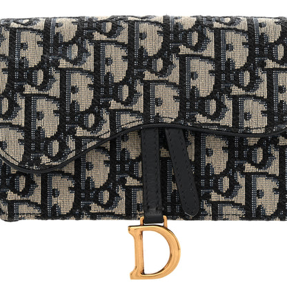 Christian Dior Oblique Saddle Belt Bag Blue 7 of 10