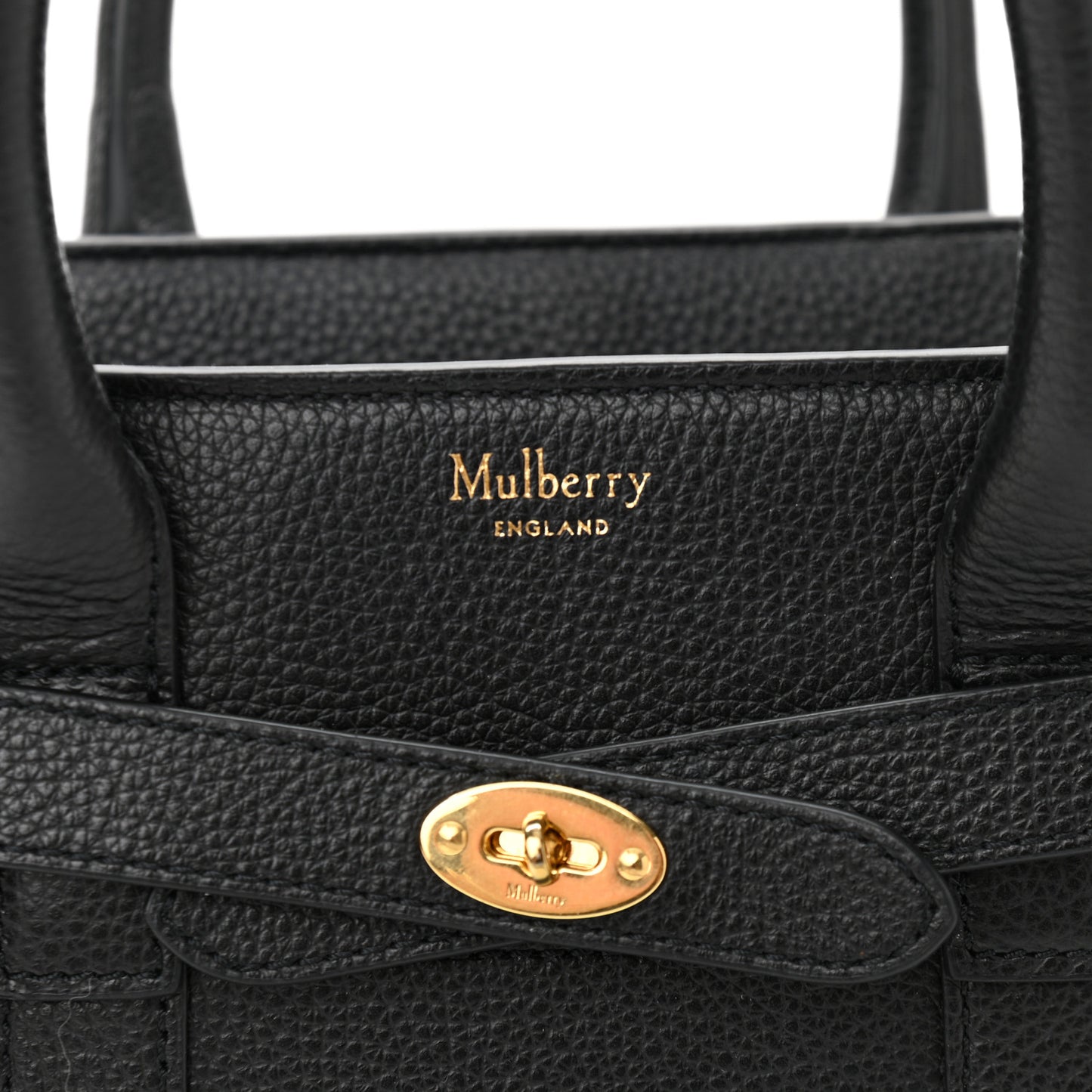 Small Classic Grain Mini Zipped Bayswater Black