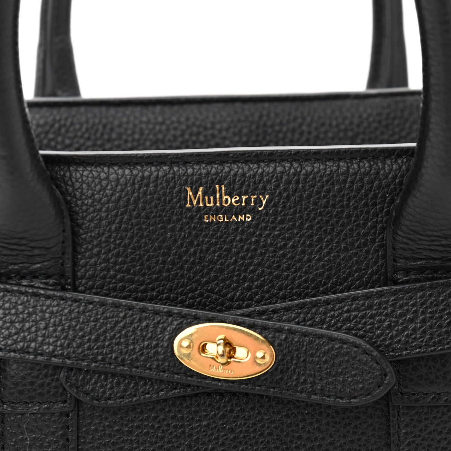 Mulberry Small Classic Grain Mini Zipped Bayswater Black 5 of 10