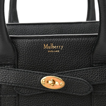 Mulberry Small Classic Grain Mini Zipped Bayswater Black 5 of 10