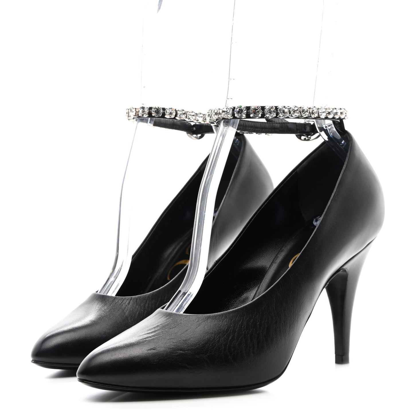 Malaga Kid Crystal Pumps 37 Black