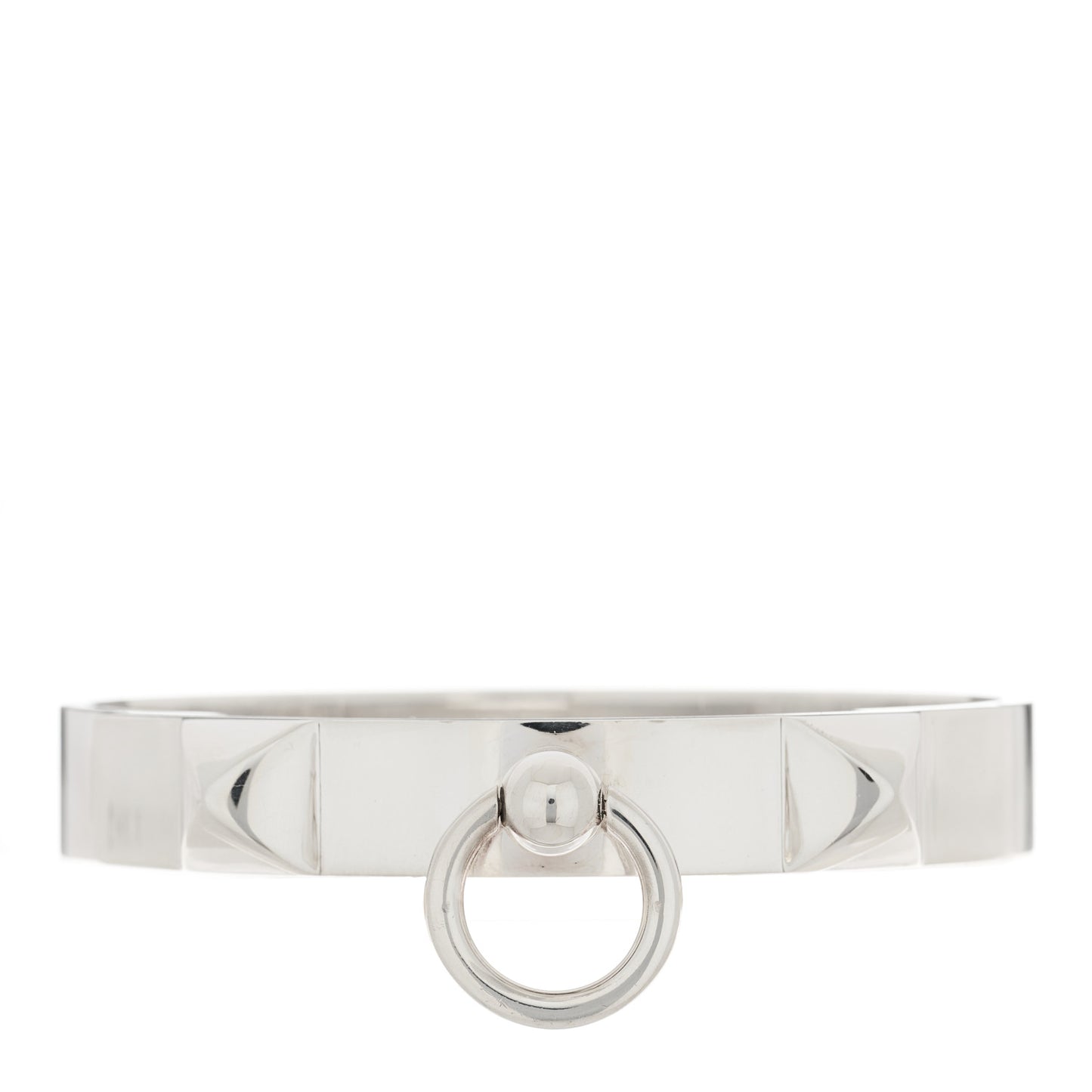 Sterling Silver PM Collier De Chien Bracelet SH