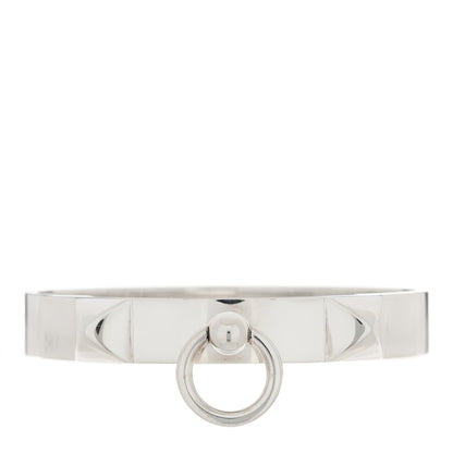 Hermes Sterling Silver PM Collier De Chien Bracelet SH 1 of 4