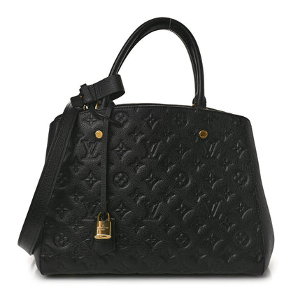 Louis Vuitton Empreinte Montaigne MM Black 1 of 9