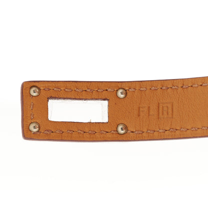 Hermes Epsom Kelly Double Tour Bracelet M Feu 4 of 5