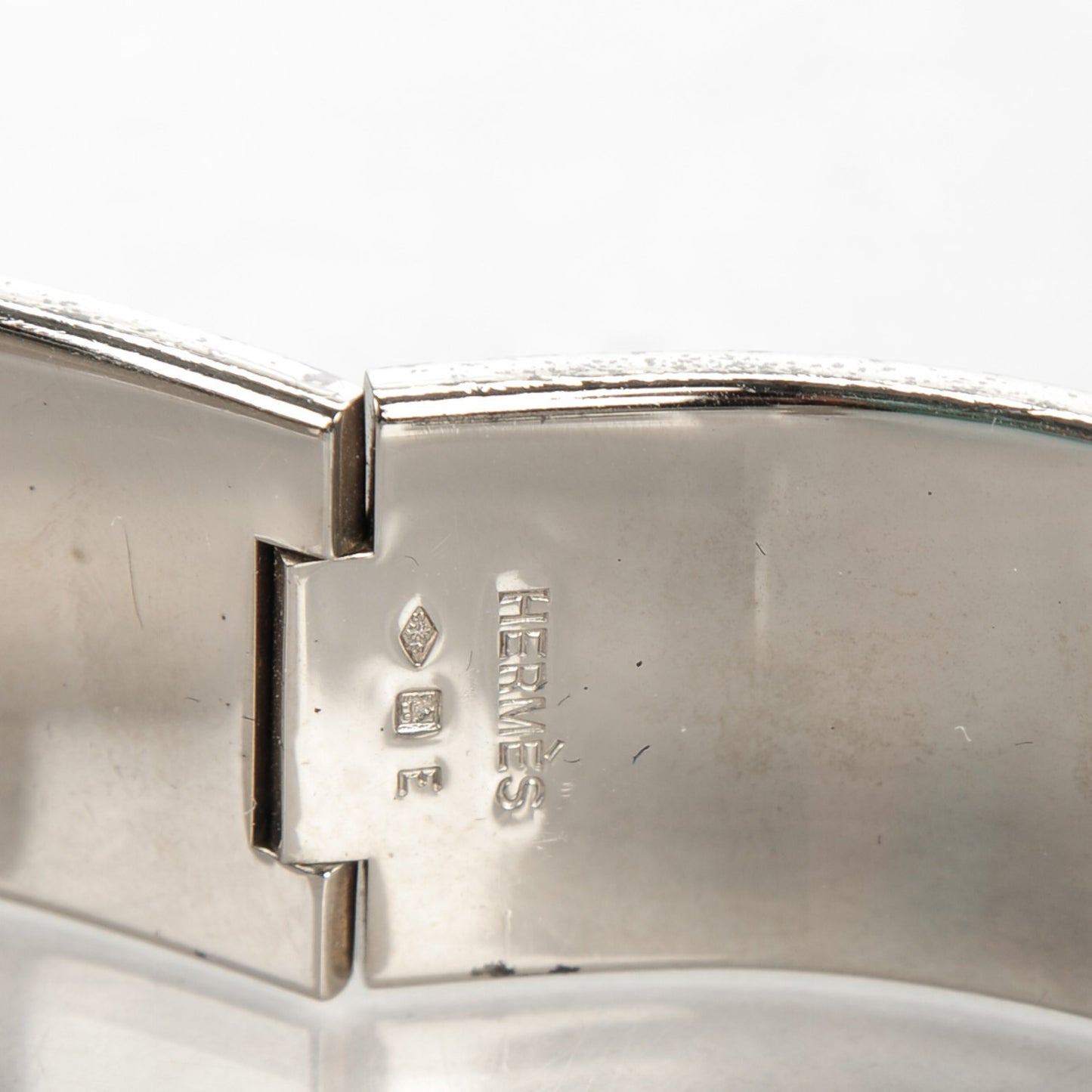 Enamel Wide Clic Clac H Bracelet PM Orange