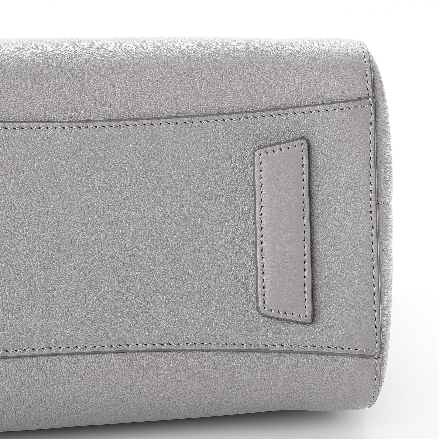 Sugar Goatskin Small Antigona Pearl Grey