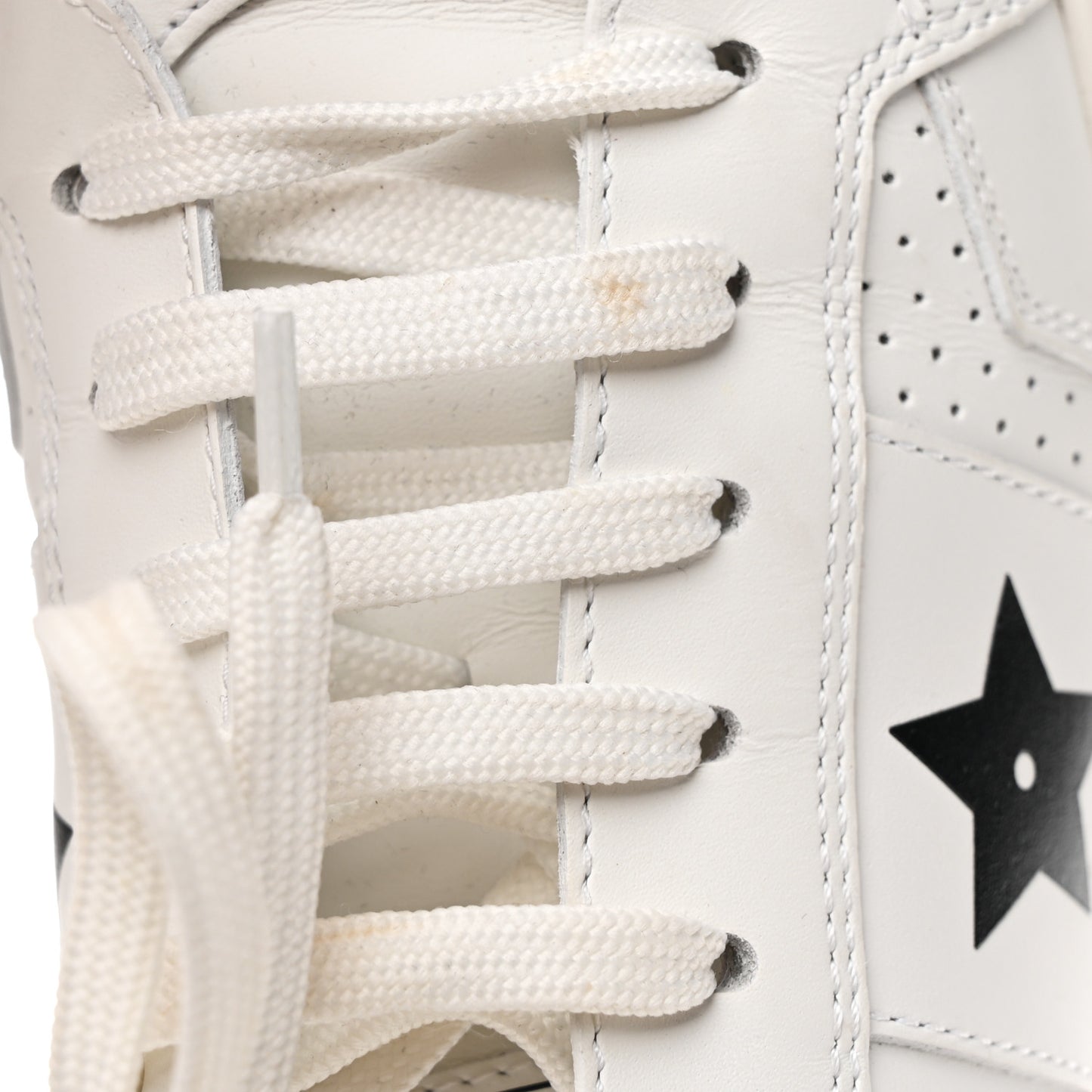 Calfskin Suede Dior Star Ors Platform Sneakers White Black 36.5 White Black