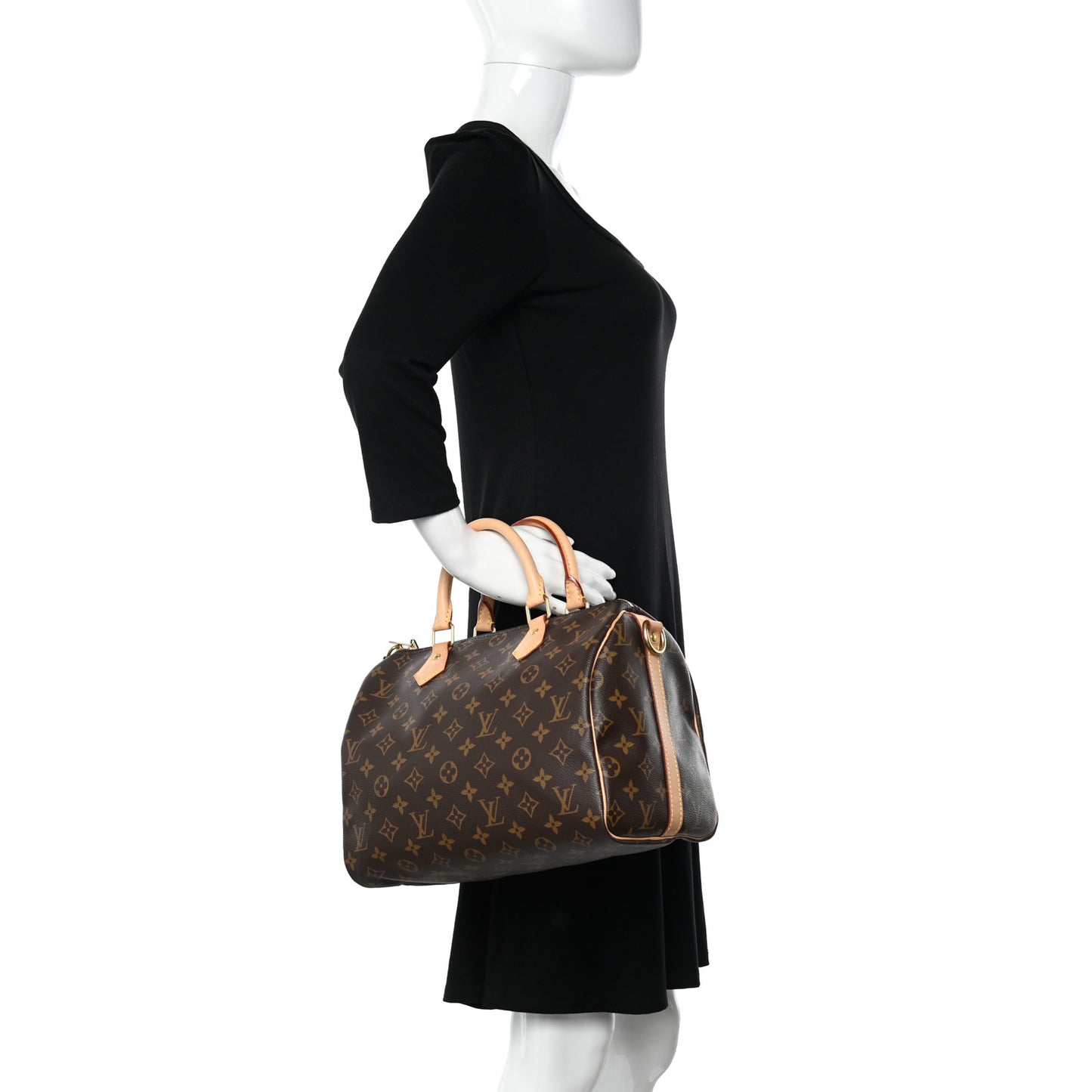 LOUIS VUITTON Monogram Speedy Bandouliere 30