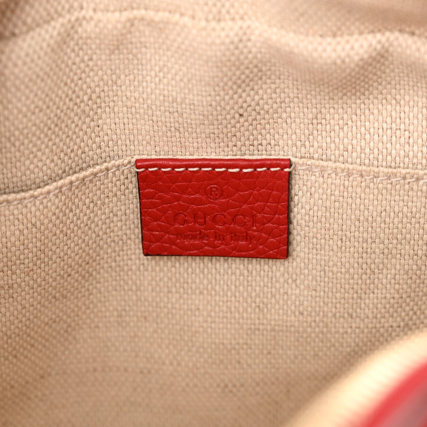Pebbled Calfskin Small Soho Disco Bag Tabasco Red