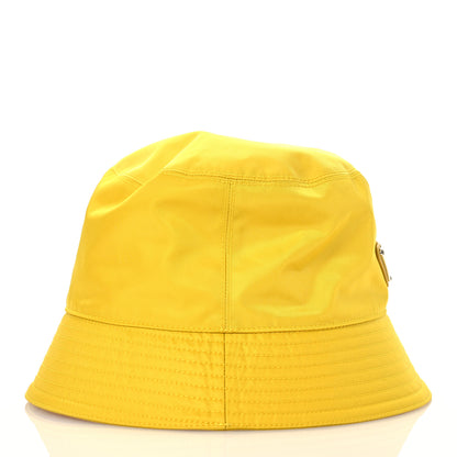 Prada Re-Nylon Triangle Womens Bucket Hat M Giallo 5 of 8
