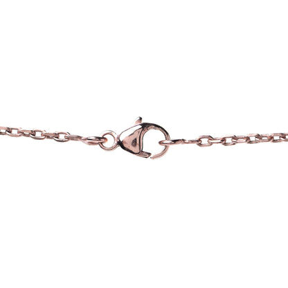 Hermes Lacquered Rose Gold Pop H Pendant Necklace White 3 of 4
