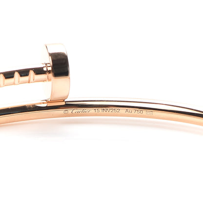 Cartier 18K Pink Gold Small Juste Un Clou Bracelet 15 4 of 5