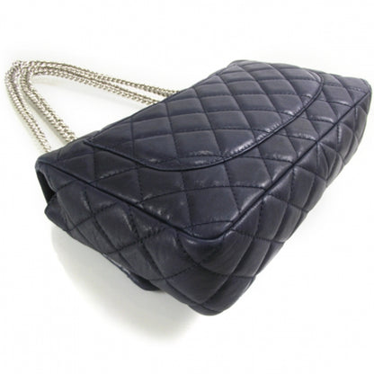 Chanel Washed Lambskin Jumbo Bijoux Chain Flap Navy 5 of 13