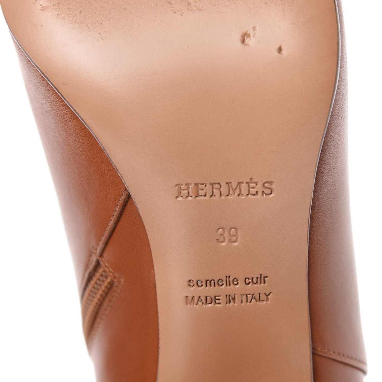 Calfskin Saint Germain Ankle Boots 39 Gold