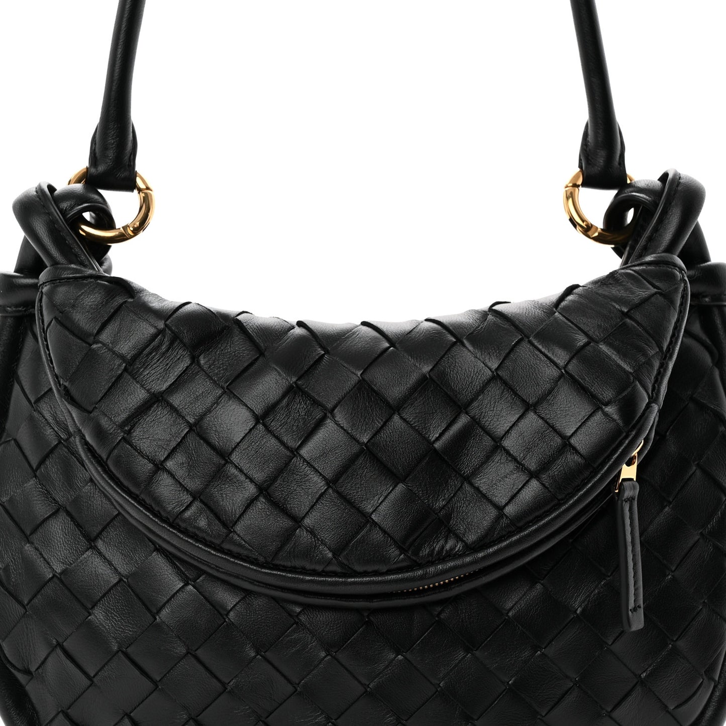 Nappa Intrecciato Small Gemelli Black