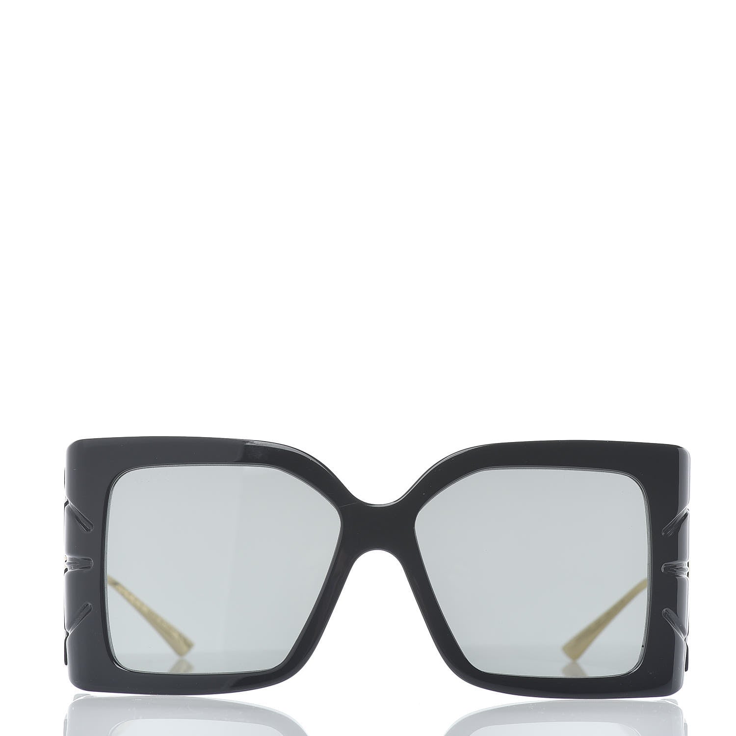 Gucci Acetate Square Frame Wing Sunglasses GG0535S Black 2 of 7