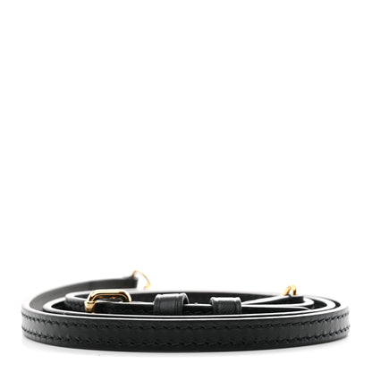 Louis Vuitton Calfskin Petite Malle Adjustable Shoulder Strap Black 2 of 3
