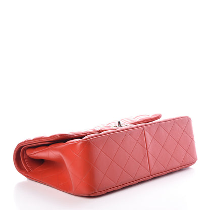 Chanel Lambskin Quilted Jumbo Double Flap Red 5 of 14