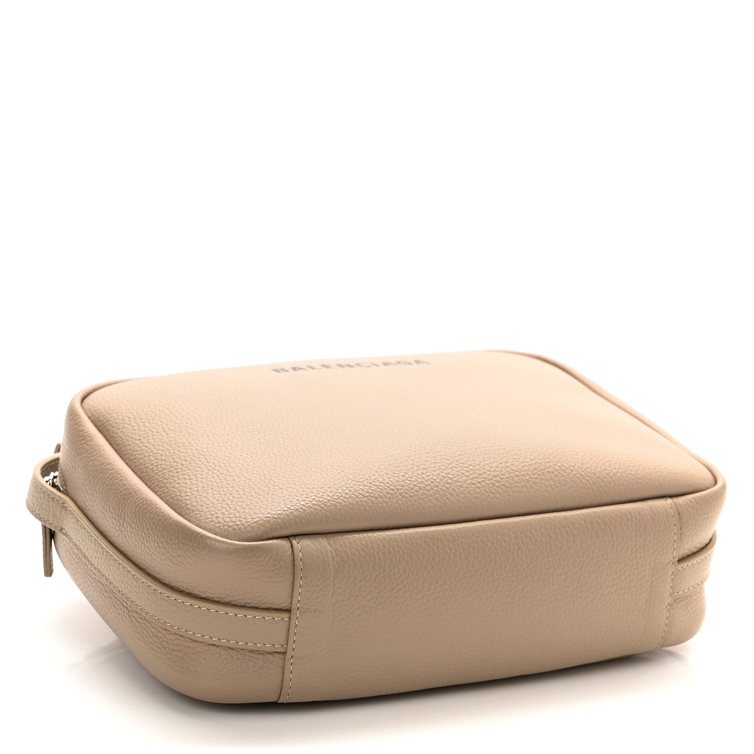 Balenciaga Calfskin Logo M Everyday Camera Bag Beige 4 of 9