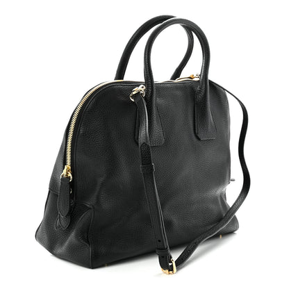 Burberry London Grainy Calfskin Greenwood Bowling Bag Black 3 of 11