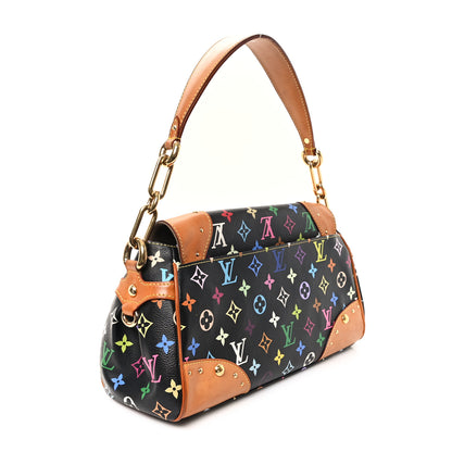 Louis Vuitton Monogram Multicolor Beverly MM Black 2 of 11
