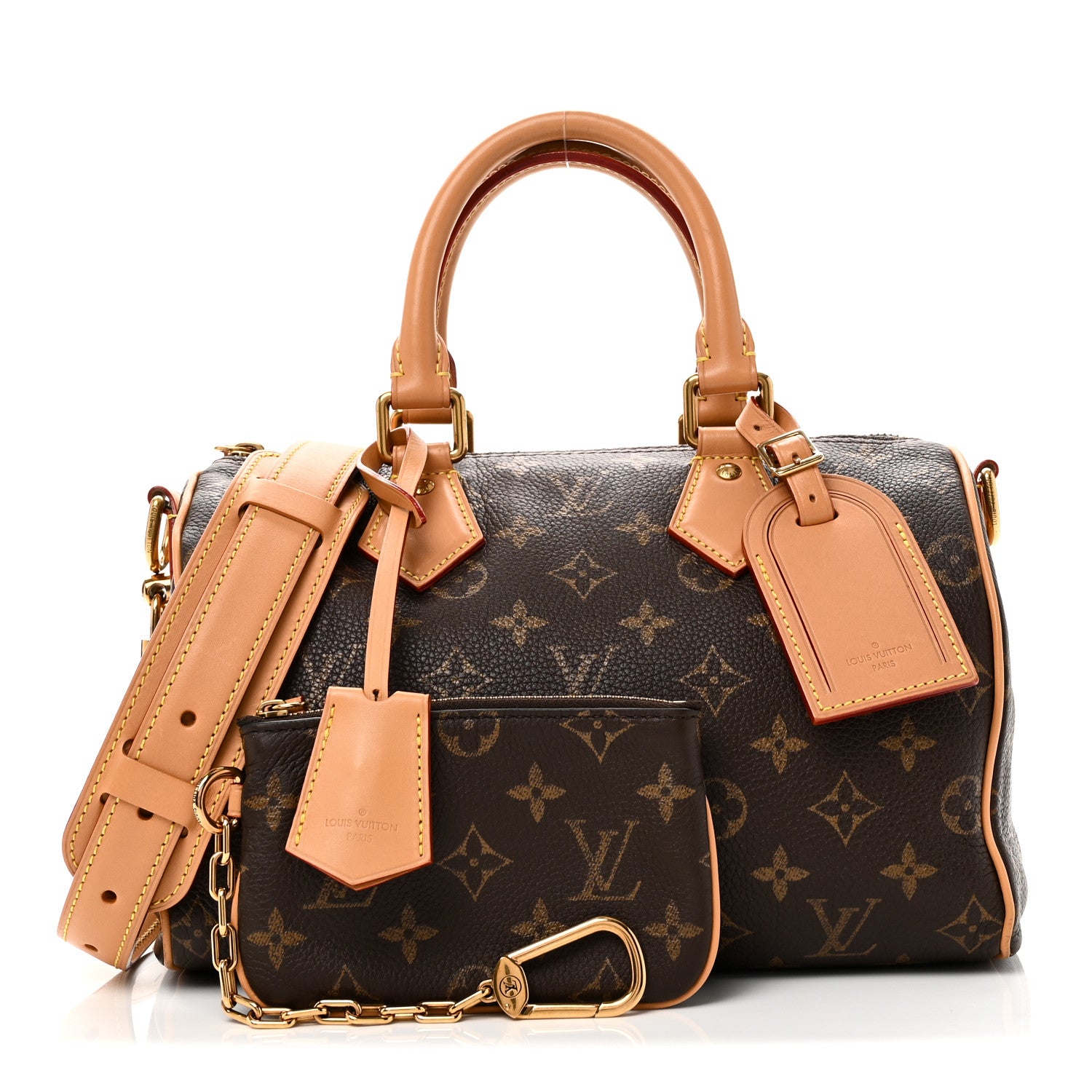Louis Vuitton Calfskin Monogram Speedy P9 Bandouliere 25 1 of 10