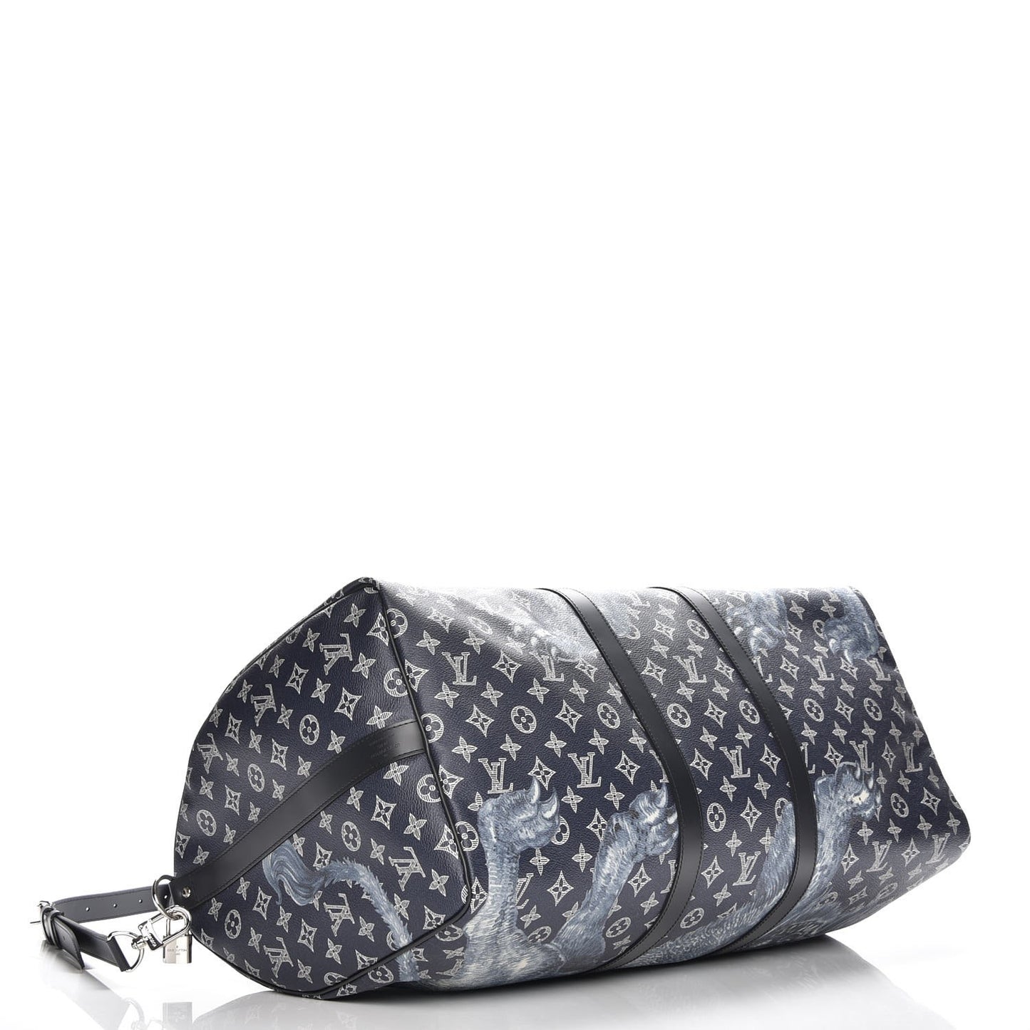 Savane Monogram Lion Chapman Keepall Bandouliere 55 Encre
