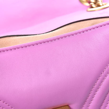 Gucci Calfskin Matelasse Mini GG Marmont Shoulder Bag Candy Mousse 9 of 14