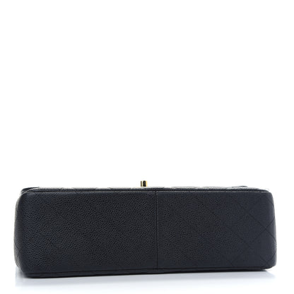 Chanel Caviar Quilted Jumbo Double Flap Black 4 of 10