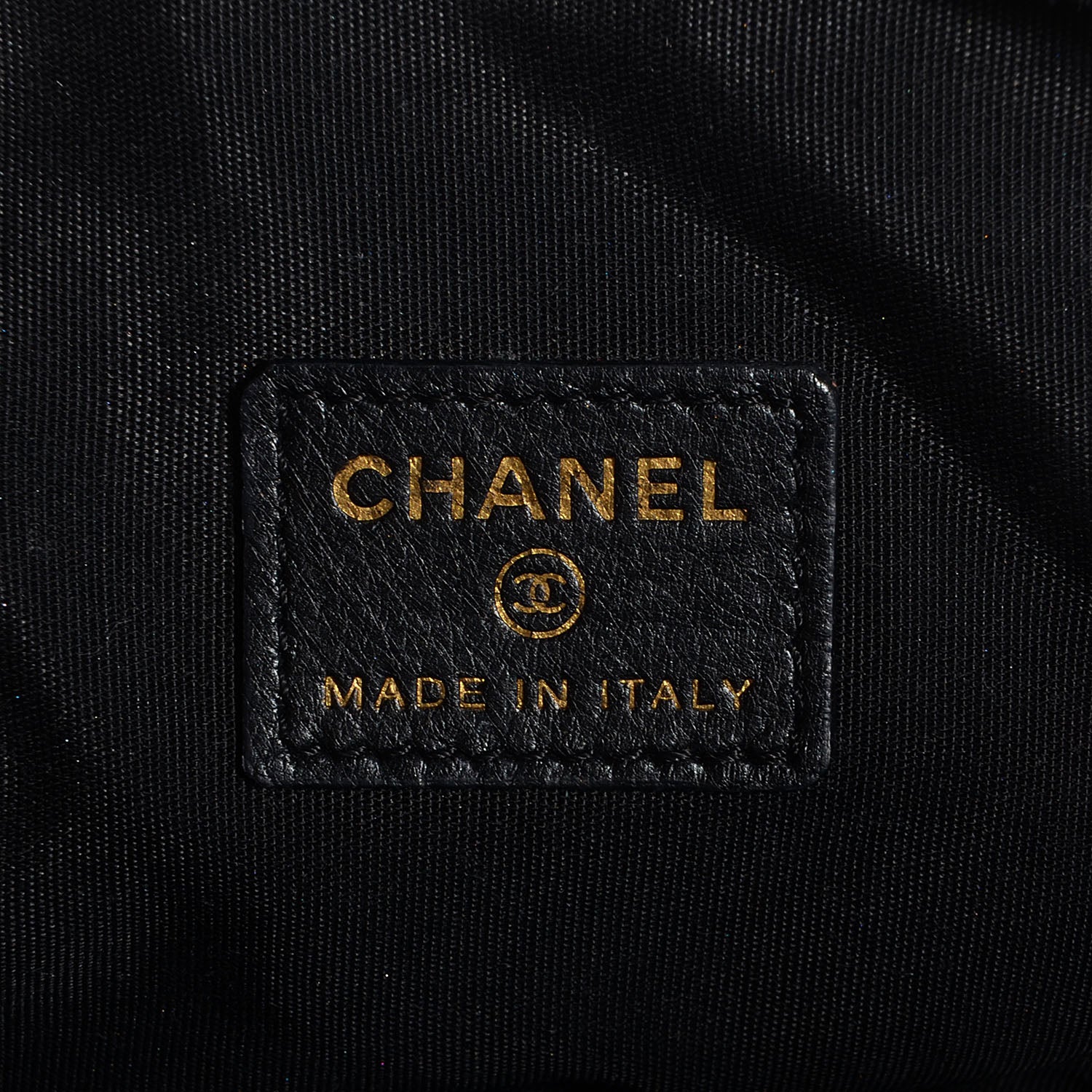 Chanel Lambskin Quilted Valentine Cosmetic Pouch Black 6 of 7