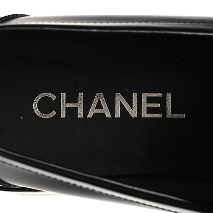 Chanel Calfskin Metal CC Loafers 39 Black 9 of 10