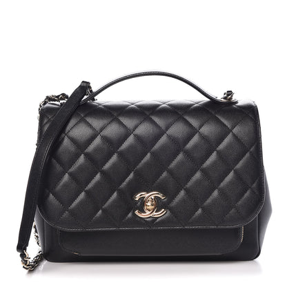 Chanel Caviar Quilted Large Business Affinity Flap Black 1 of 9