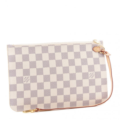 Louis Vuitton Damier Azur Neverfull MM GM Pochette 2 of 7