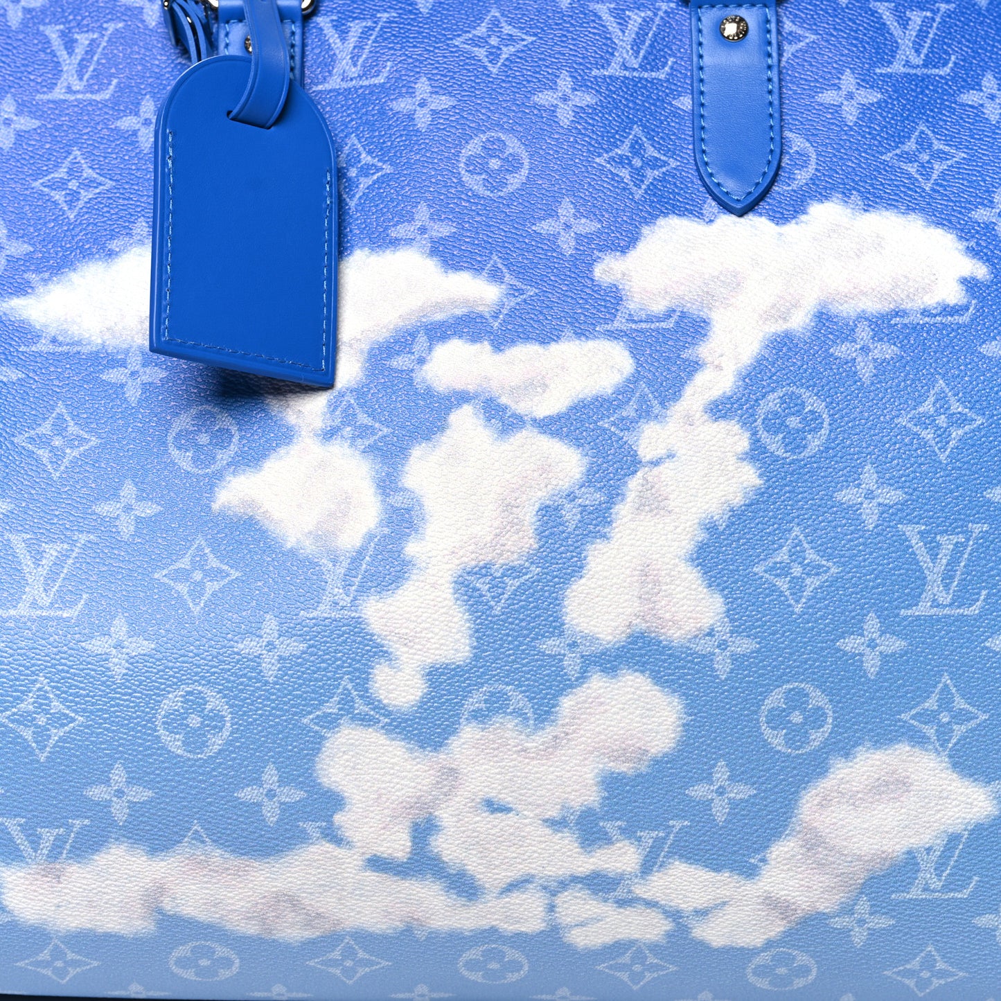 Monogram Clouds Keepall Bandouliere 50 Blue