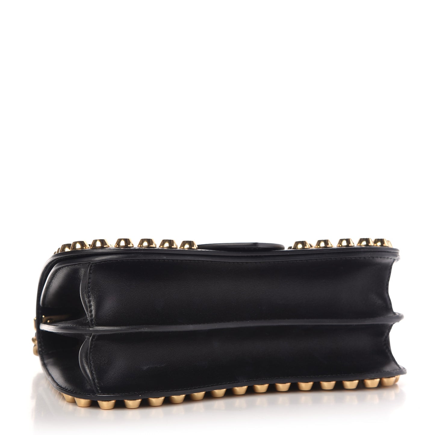 City Calf Studded Sidonie Shoulder Bag Black