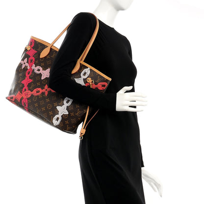 Louis Vuitton Monogram Bay Neverfull MM Rose Ballerine Poppy 2 of 7