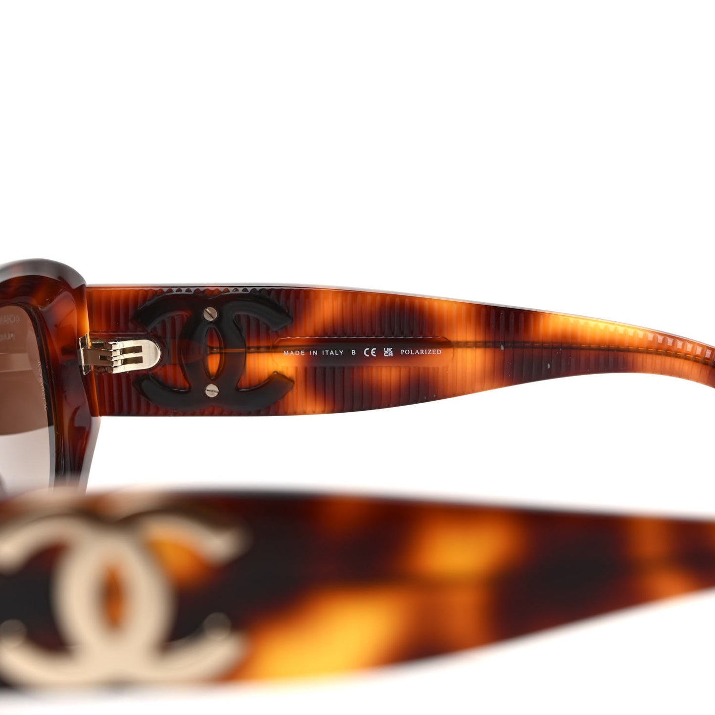 Acetate Polarized Rectangle Sunglasses 5493 Tortoise