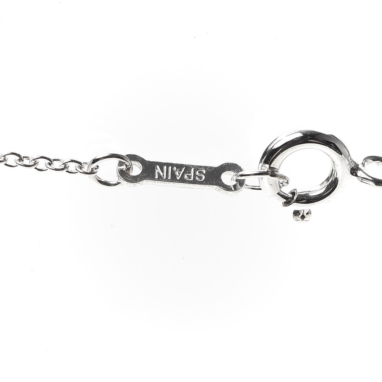 Sterling Silver Elsa Peretti Letter M Pendant Necklace