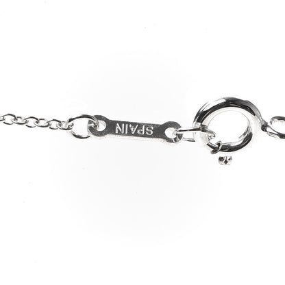 Tiffany Sterling Silver Elsa Peretti Letter M Pendant Necklace 5 of 7